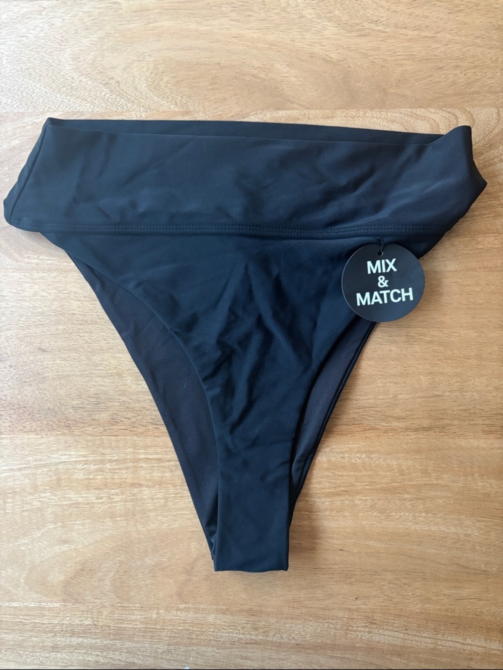 Forever 21 Black High-Cut Bikini Bottom
